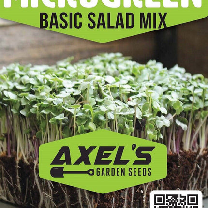 Basic Salad Mix MICROGREEN Seeds | Heirloom | Non-Gmo | Seeds for Sprouting