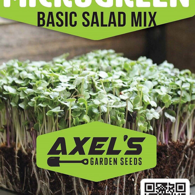 Basic Salad Mix MICROGREEN Seeds | Heirloom | Non-Gmo | Seeds for Sprouting
