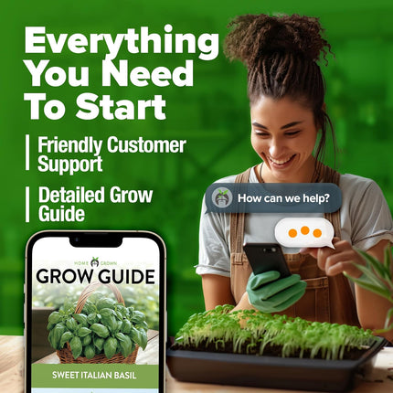 Italian Basil Seeds (Bulk Pack) 1424 Sweet Large Leaf Basil Seeds for Planting