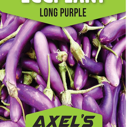 Eggplant Seeds Long Purple Asian Heirloom Non-Gmo Vegetable Drough Resistant