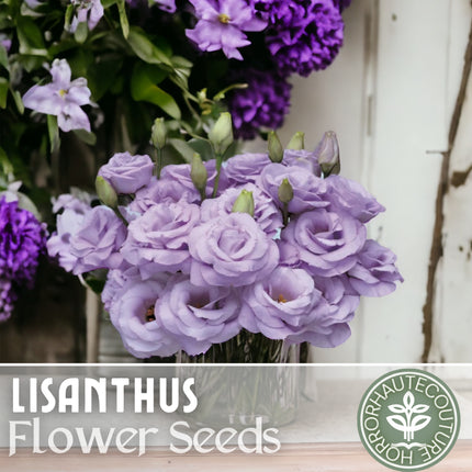 Lisianthus Seeds - 100 Seeds Garden Bloom Flower Seed Flowers Non Gmo Heirloom