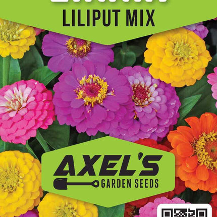 Zinnia Lilliput Flower Bulk Seed Mix | Non-Gmo | Heirloom | Fresh Garden Seeds