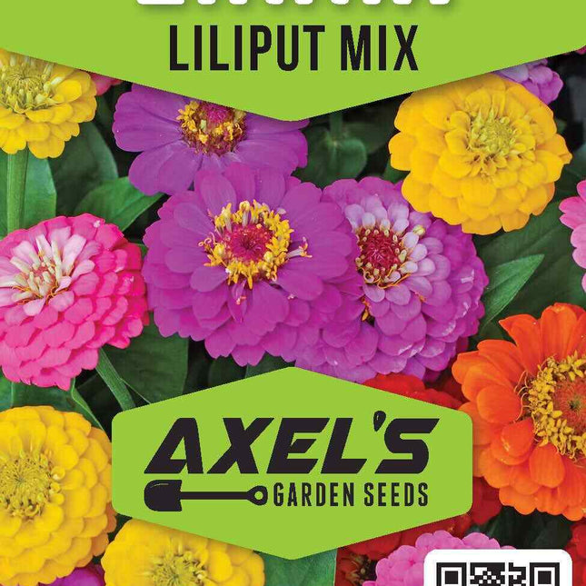 Zinnia Lilliput Flower Bulk Seed Mix | Non-Gmo | Heirloom | Fresh Garden Seeds