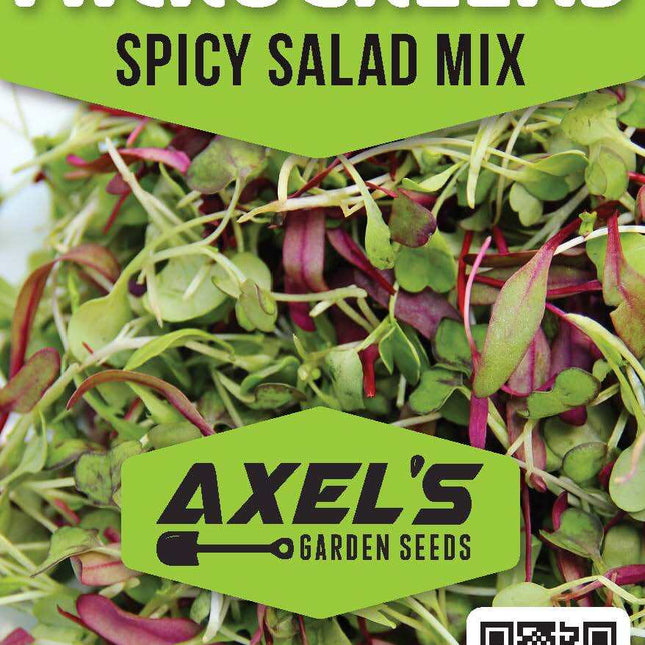 Spicy Salad Microgreen Seeds - Non GMO Heirloom High Germination - Fast Shipping