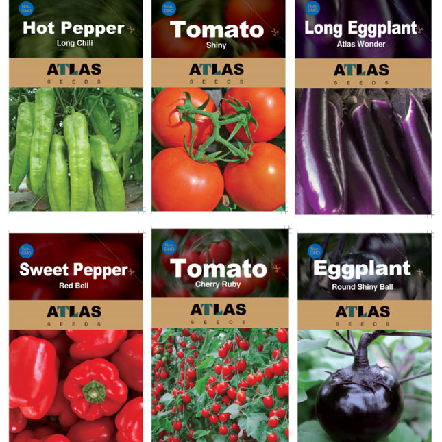 Atlas Vegetable Seeds Survival Garden Kit - over 50,000 Seeds, 29 Varieties
