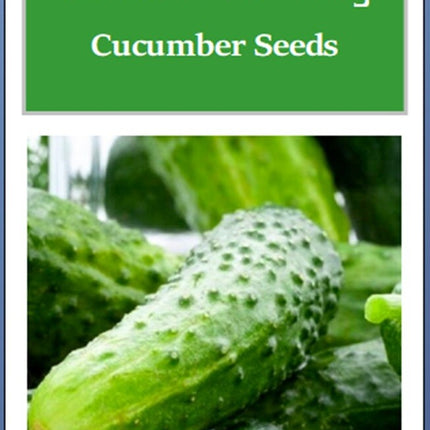 Boston Pickling Cucumber Seeds | NON-GMO Cucumber Seeds | Heirloom Garden Seeds