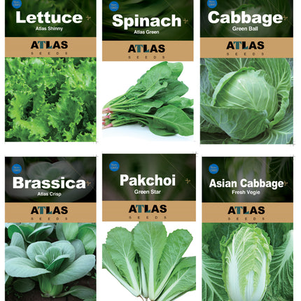 Atlas Vegetable Seeds Survival Garden Kit - over 50,000 Seeds, 29 Varieties