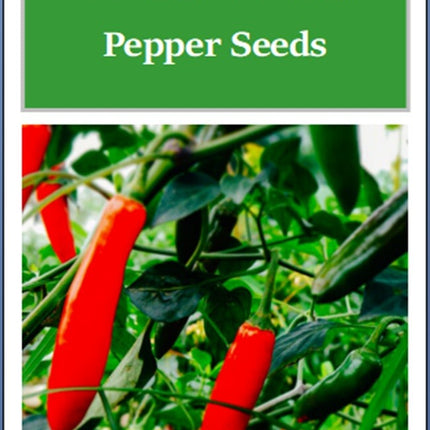 Serrano Hot Pepper Seeds | NON-GMO | Heirloom | Fresh Garden Seeds