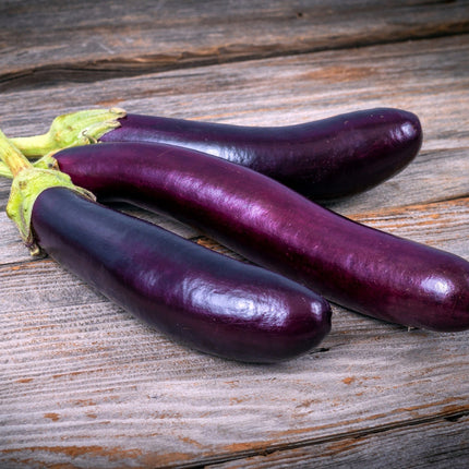 Eggplant Seeds Long Purple Asian Heirloom Non-Gmo Vegetable Drough Resistant